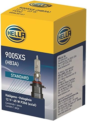 Bulbo de halogênio padrão HELLA 9005XS, 12 V, 65W