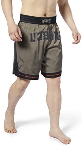 Reebok masculino no estilo de luta combate shorts de exercícios atléticos