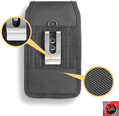 Para LG Stylo 5 Case Bolsa, LG Stylo 5 Case, TMAN de tração pesada de telas robustas Caixa vertical Smart Phone/bolsa/coldre W Clipe
