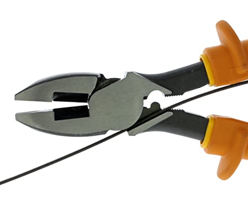 Indústrias ideais de corte lateral isolado Linesman Plier, 9-1/4 Comprimento