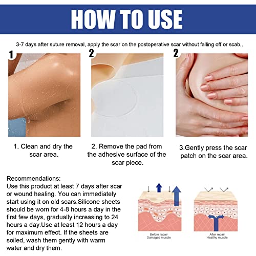 Lençóis de silicone lençóis lençóis de silicone para obter redução de mama de 8 pacote de mama após para remoção de cicatrizes 4 areola