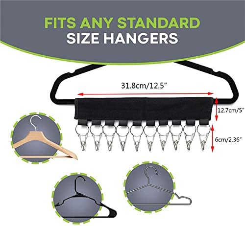 Cabides de organizador de chapéu para armário 10 clipes Cap hanger rack para cabos de beisebol clipes de armazenamento de chapé