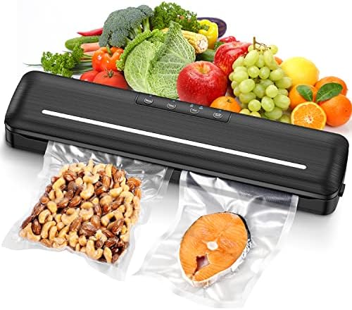 Máquina de selaz a vácuo Automático vedação de ar selador a vácuo para economizar alimentos com modos de alimentos secos/úmidos