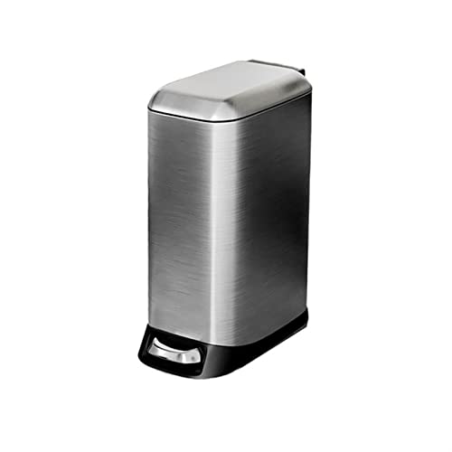 Dypasa Bin Reciclagem de Garbagem 20L de larga capacidade de grande capacidade para a aço inoxidável lixo de lata de cozinha lixo de cozinha lixo estreito lixo de lata de cozinha lata de cozinha