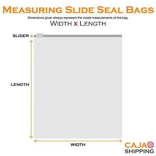 Slide-self-Sal Reclosable 3 Mil Poly Bags, 10 x 13, Clear, 100/Case