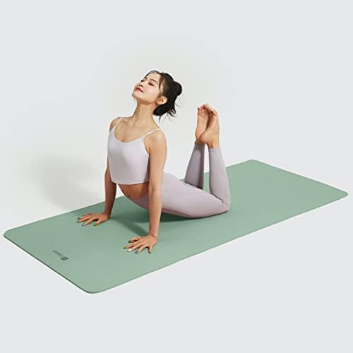 Mantenha o tapete de ioga grande não deslizante - tapete de exercícios e fitness extra largo e longo com alça de transporte grátis