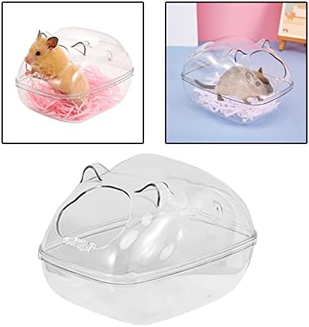 Fenteer Hamster Banheiro grande Plástico transparente Toilet Pitre