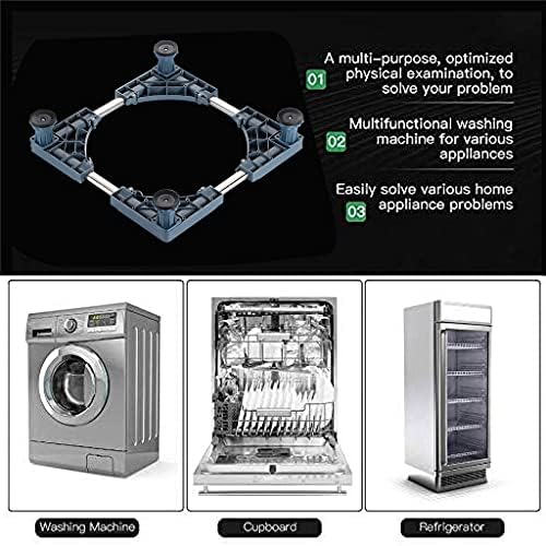 Twdyc Washing Machine Stand Universal Mobile Base Base multifuncional Base para geladeira de secador