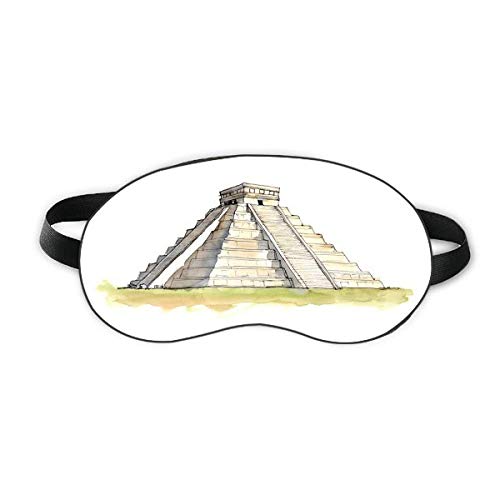 El Castillo em Mesoamerican Sleep Eye Shield Soft Night Blindfold Shade Cover