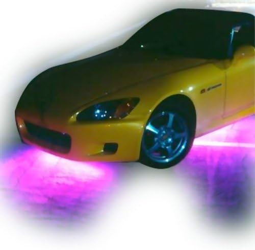 Plasmaglow 10608 LED flexível de laranja sob kit de carro