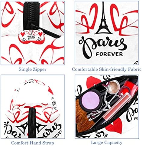 Sacos de cosméticos para mulheres, bolsas de bolsas de maquiagem de maquiagem Bolsa de maquiagem Meninas, Dia dos Namorados