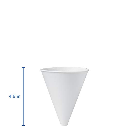Solo 10BFC-2050 10 oz de copos de cone branco