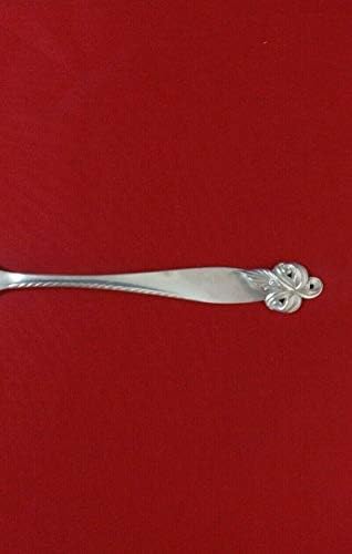 Elegância da Orchid de Wallace Sterling Silver Serving Spoon Piered original 8 3/8