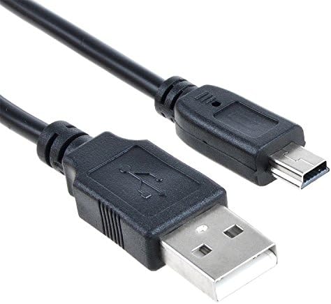 Pwron Black Mini USB Data Cable para Garmin Streetpilot C320 C330 C340 C510 GPS