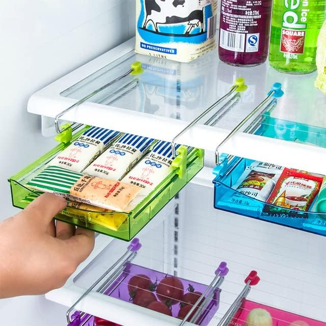 1pc portador de prateleira de armazenamento de geladeira para geladeira de cozinha de armazenamento de armazenamento