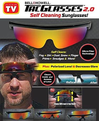 Tac Glasses 2.0 TAC HD+ óculos de sol polarizados Esportes de óculos de sol ao ar livre para homens/mulheres, unissex, óculos militares originais como visto na TV
