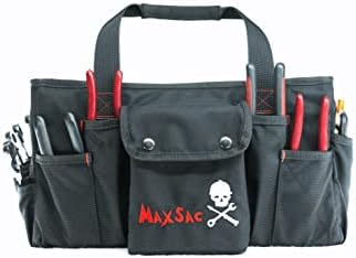 Bolsa de ferramentas Maxsac, 38 bolsos, bolsa de ferramentas de eletricista, bolsa de ferramentas mecânicas de elevador, bolsa