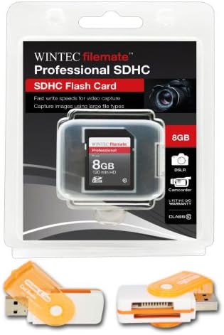 8 GB CLASSE 10 SDHC Equipe de alta velocidade cartão de memória 20MB/s. Cartão mais rápido do mercado da Pentax Digital Camera K-10 K100D. Um adaptador USB de alta velocidade gratuito está incluído. Vem com.