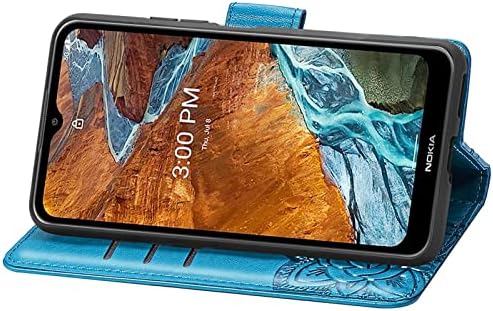 Monwutong Cartet Case para Nokia G300,3D Padrão de borboleta PU CASA PU COM FORTURAÇÃO MAGNÉTICA E CANTO DE CASH