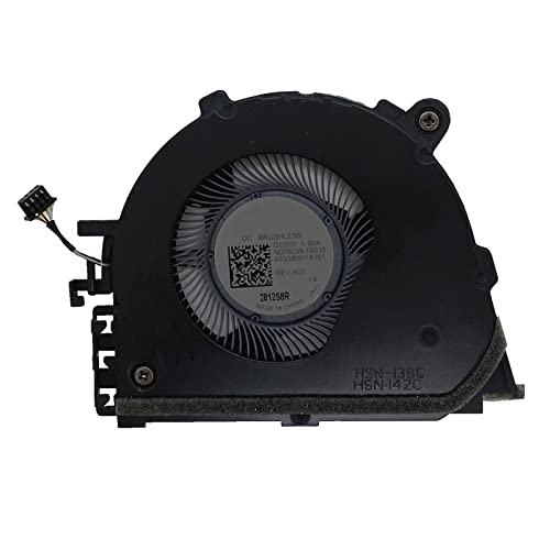 Landalanya Substituição Novo ventilador de resfriamento da CPU para laptop para HP Elitebook X360 830 G7 Laptop M03868-001 6033B0078101 ND75C38-19G16 HSN-I38C HSN-I42C DC5V 0.50A FAN FANSO