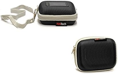 Navitech Black Hard Protective Watch/pulseira Case compatível com o TomTom Touch Cardio Fitness Tracker