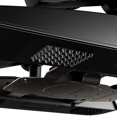 Turtle Beach VelocityOne Pedals Universal Rudder para Windows 10 e 11 PCs, Xbox Series X, Xbox Series S e Xbox One com eixo leme liso, freios ajustáveis ​​e largura do pedal - preto