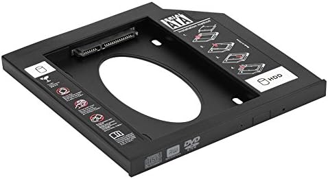 Adaptador do disco rígido Jiawu, padrões de transmissão seguros Play de bota dupla reprodução de disco rígido totalmente integrado para laptop com um DVD-rom de 9,5/12,5 mm de espessura
