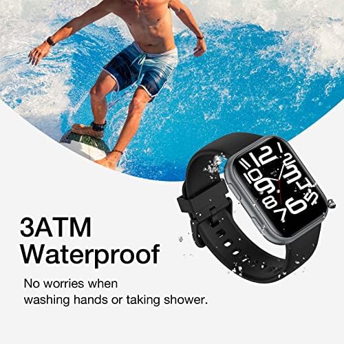 Touquex Smart Watch Relógio HD de 1,75 polegadas para telefones Android e iPhone iPhone iPhone Samsung Men Women Oxigênio