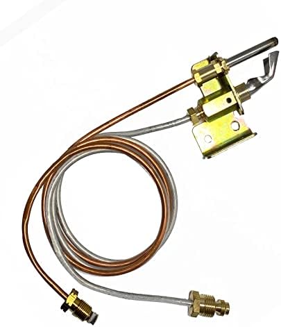 McAMPAs Gas Natural Water Hater Pilot Conjunto inclui termopar e tubulação piloto, 600 mm de comprimento