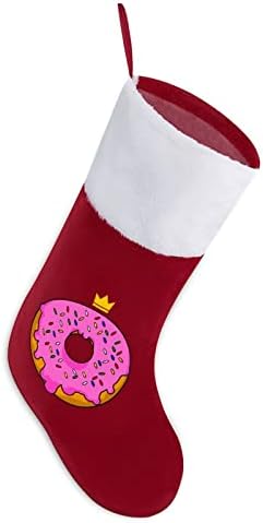 Donut personalizada meia de Natal Feesta de Família Família Decorações penduradas