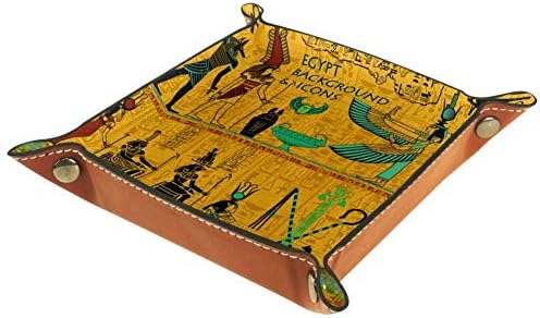 Conjunto de antigas divindades egípcias caixa de armazenamento Cube Bins Bins para o escritório em casa