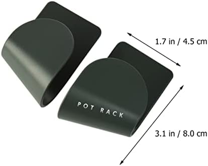 Bestonzon 9 pares suportes de punch racks utensílios de tampa utensílio