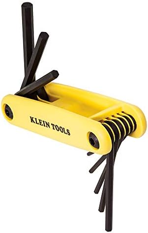 Klein Tools 70574 Grip-it Hex Key Conjunto, 9-1-1/2 polegadas, tamanhos SAE