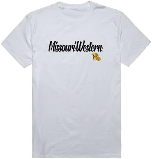 W T-shirt de script da Universidade Estadual da República Missouri