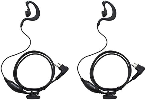 O fone de ouvido de fone de ouvido de clipe de forma de 2 pinos do GoodQBuy é compatível com Motorola BRP40 CP200 CP200D CP185 CLS1410