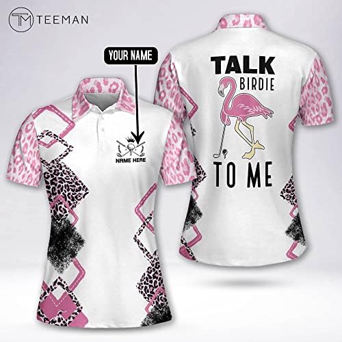 Teeman personalizou camisas de golfe engraçadas para mulheres, camisas de golfe femininas com frases engraçadas, camisas de golfe para mulheres seco