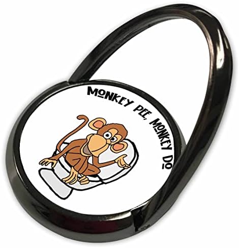 3drosrose engraçado macaco fofo no banheiro macaco macaco de xixi fazer trocadilho - anéis de telefone