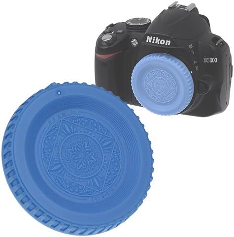 Fotodiox Blue Designer Body Cap compatível com câmeras Nikon F-Mount