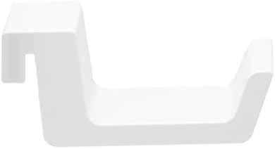 Suporte para fones de ouvido, cabide do cabide do fone de ouvido Organizador de cabos do gancho de fone de ouvido para console de jogo PS5, com bloco de proteção de silicone, branco