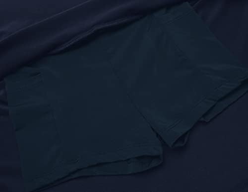 Zaclotre Skorts Saias para meninas elásticas saia de tênis de cintura alta com 2 bolsos O treino de golfe atlético shorts esportivos