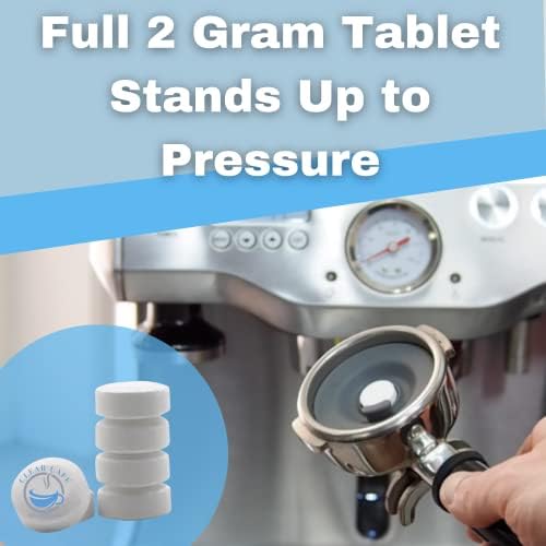 Breville Cleaning Tablets for Espresso Machine funciona com Jura Miele Krups 6 guias de contagem