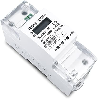 Mangao WiFi Bidirectional Energy Meter Timer Consumo de energia Monitor KWH METRO WATTMETER SmartLife Tensão e proteção