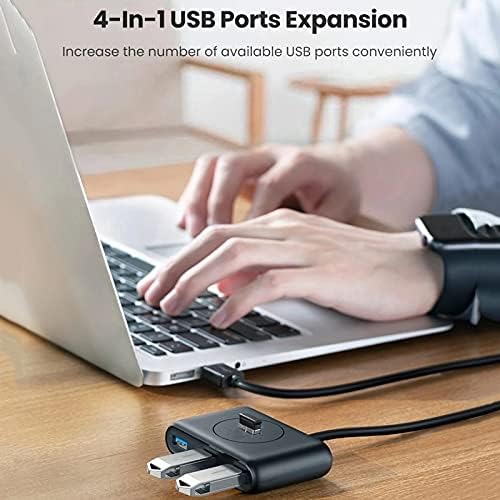 N/A USB HUB 4-PORT USB 3.0 Splitter USB de alta velocidade para discos rígidos Teclado USB Flash Drive Mouse Adaptador de extensão