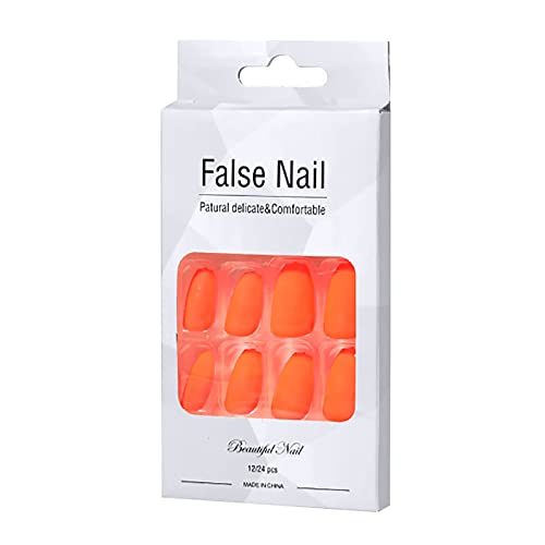 Zitiany Pure Color Unhas Fake Nail Starters Artificial Unhas Manicure Ferramenta de capa completa prego