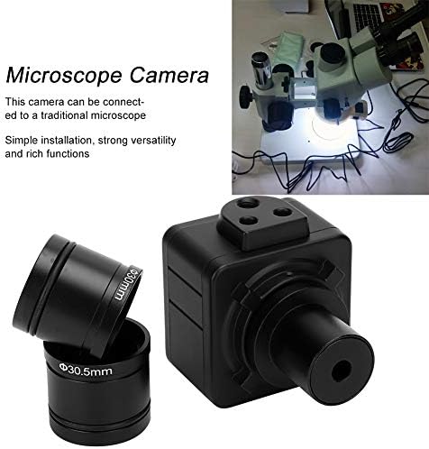 Câmera de microscópio USB HD CMOS Câmera de ocular eletrônica digital com adaptador de montagem 5MP 2592 x 1944