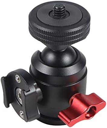 Feichao giratória Cabeça de bola de tripé 1/4 Adaptador de montagem de sapato frio para câmera SLR Microfone de tripé de câmera