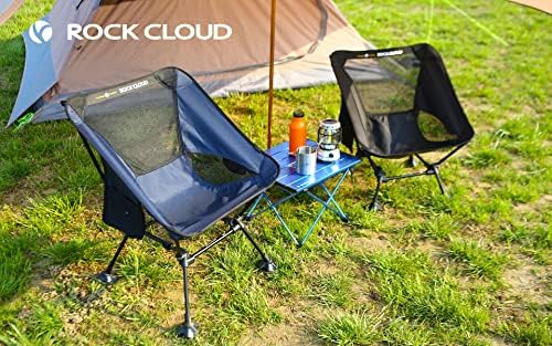 Mesa de acampamento portátil de nuvem de rocha Ultralight Aluminium Dobring Beach Table Camp para acampar para caminhadas para mochila piquenique ao ar livre, mesa de edição limitada