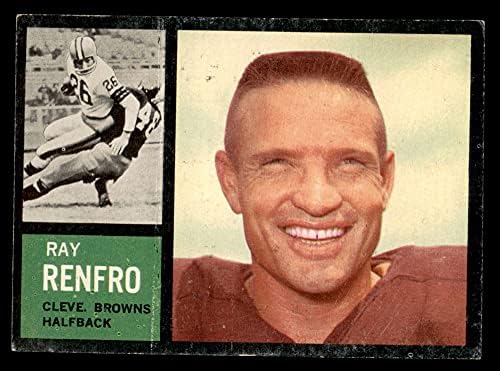 1962 Topps Football 27 Ray Renfro impressão única Excelente por Mickeys Cards