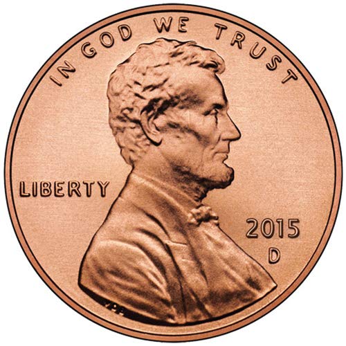 2015 D Bu Lincoln Shield Cent Choice Uncirculou Us Mint
