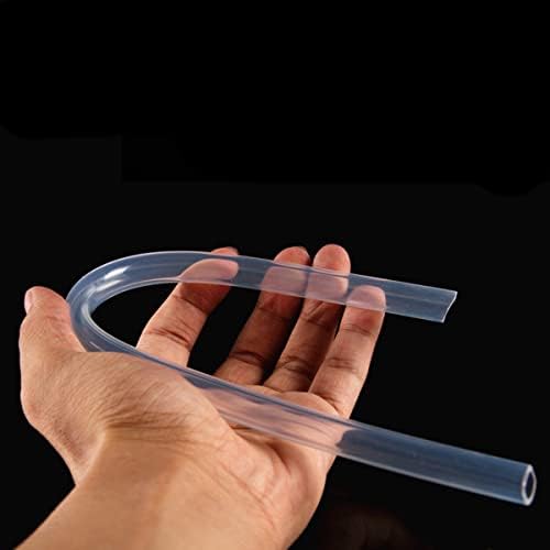 Tubo de silicone transparente unifizzz 2mm ID x 4mm OD 9,84 pés Silicone Tubo de borracha de silicone Tubo alimento Mangues de ar